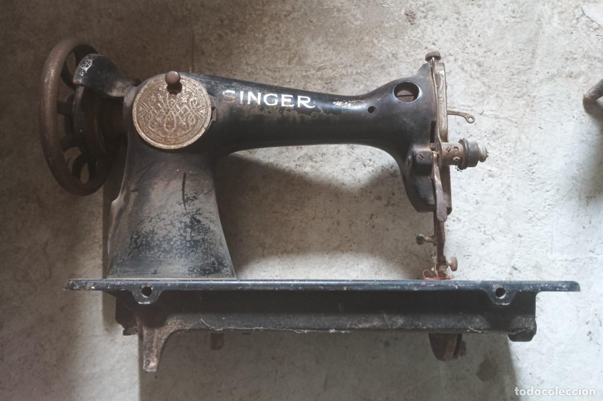 Antig&uuml;edades: M&aacute;quina de coser SINGER - Foto 8