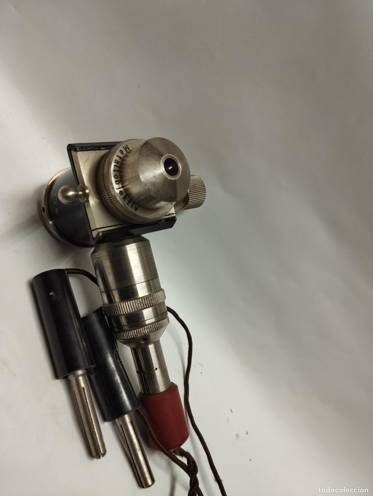 Antig&uuml;edades: LENTE DE MICROSC&Oacute;PIO ACCESORIO OBJETIVO METALLOBJEKTIV - Foto 2