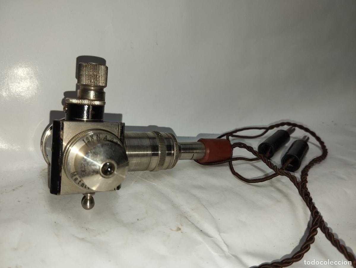 Antig&uuml;edades: LENTE DE MICROSC&Oacute;PIO ACCESORIO OBJETIVO METALLOBJEKTIV - Foto 1