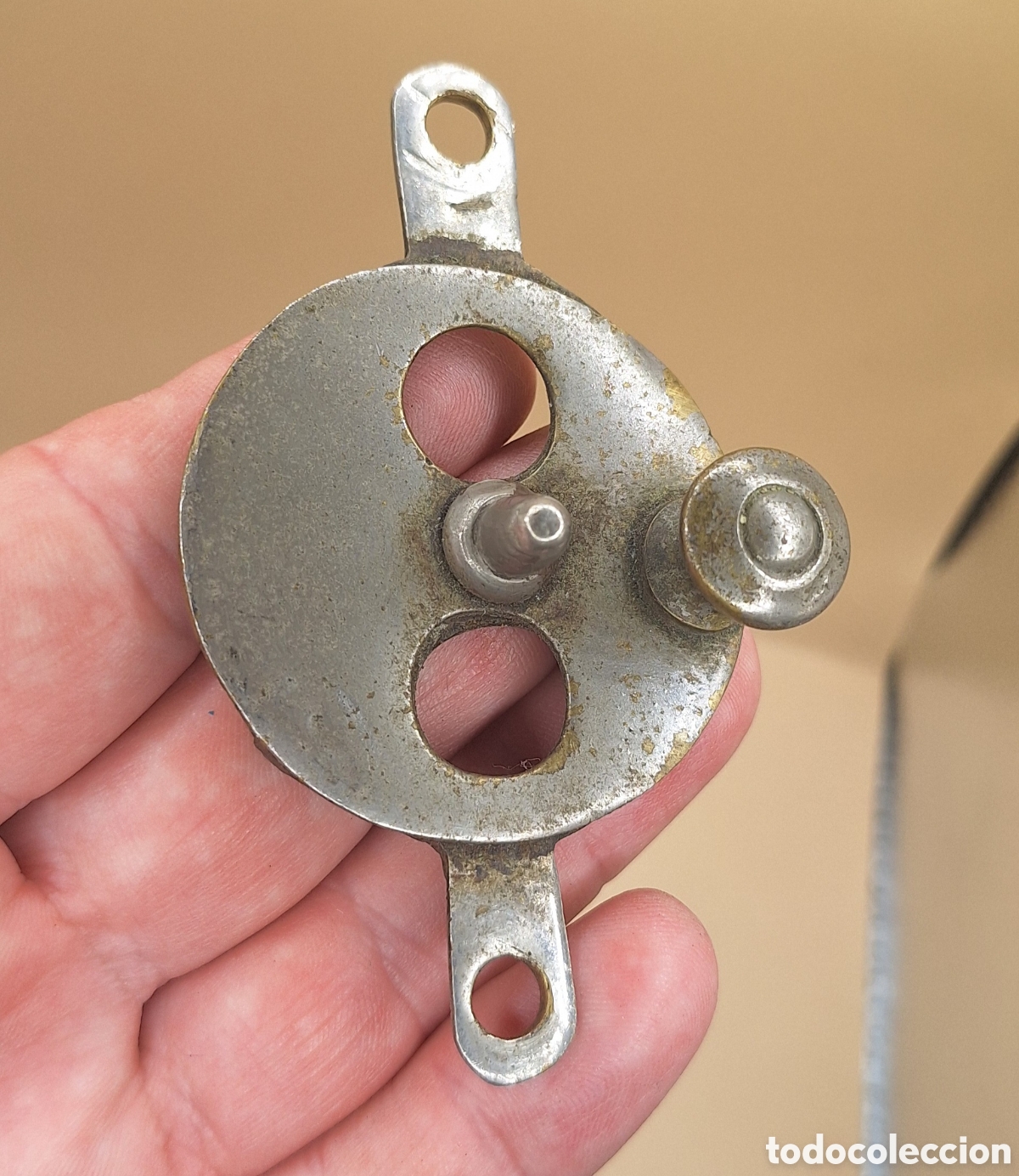 Antig&uuml;edades: Antigua Mirilla de Bronce para Puerta - Foto 14