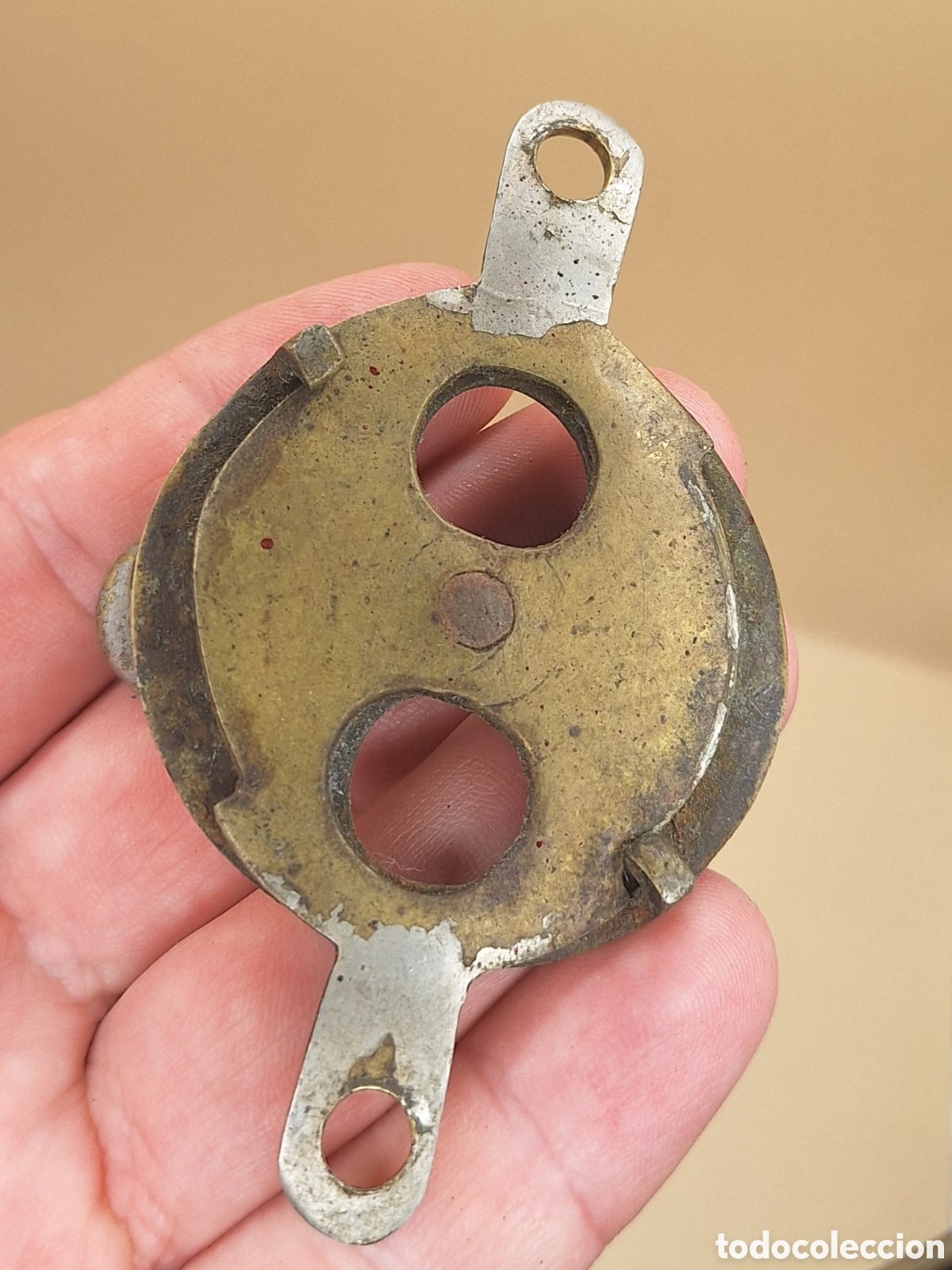 Antig&uuml;edades: Antigua Mirilla de Bronce para Puerta - Foto 15