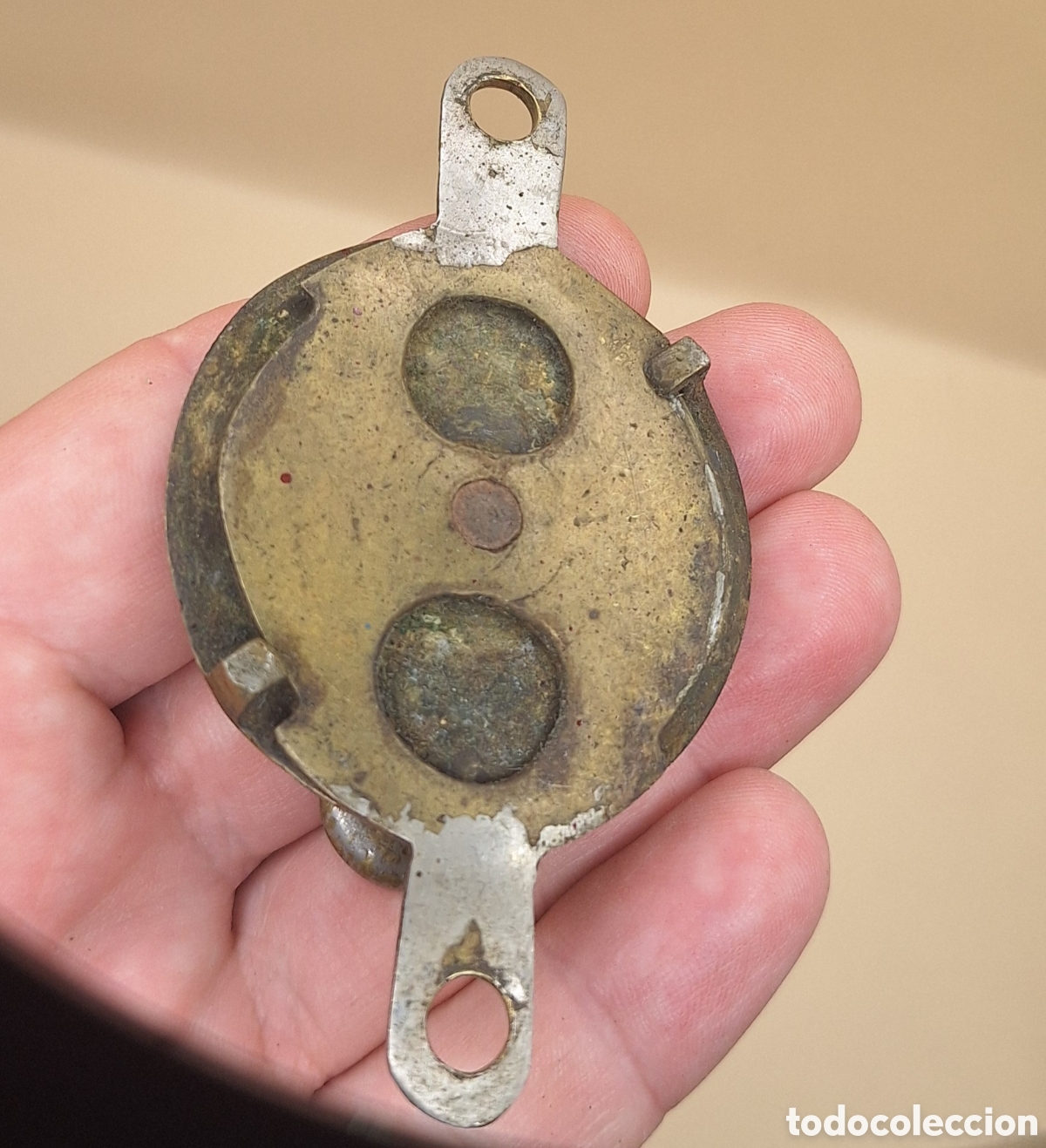 Antig&uuml;edades: Antigua Mirilla de Bronce para Puerta - Foto 17