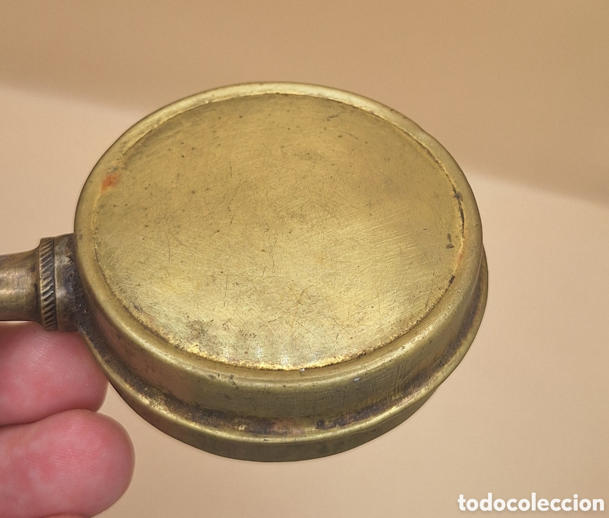 Antig&uuml;edades: Antigua Aceitera de Lat&oacute;n - Foto 14