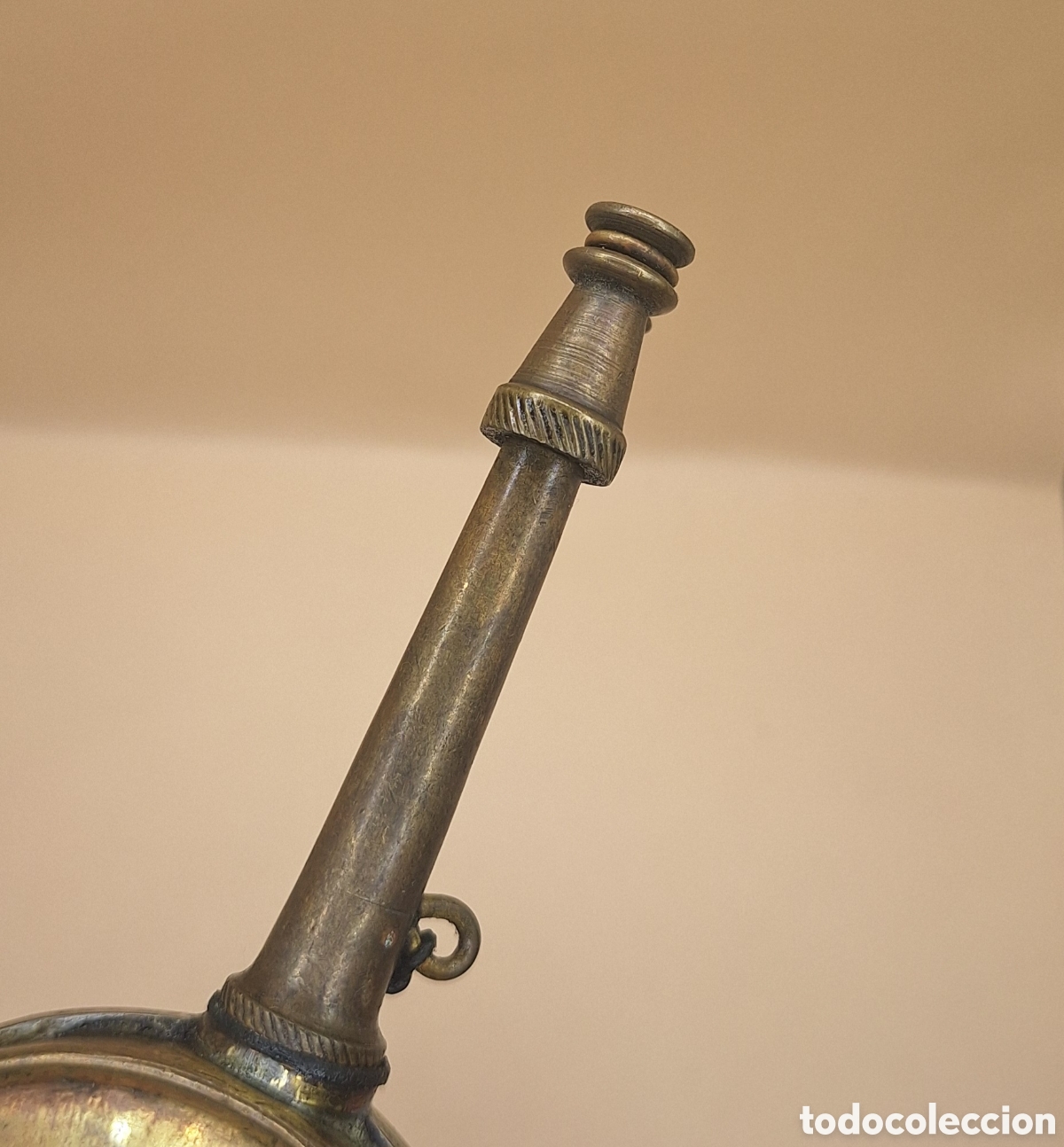 Antig&uuml;edades: Antigua Aceitera de Lat&oacute;n - Foto 22