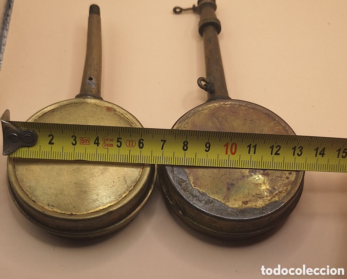 Antig&uuml;edades: Antigua Aceitera de Lat&oacute;n - Foto 25