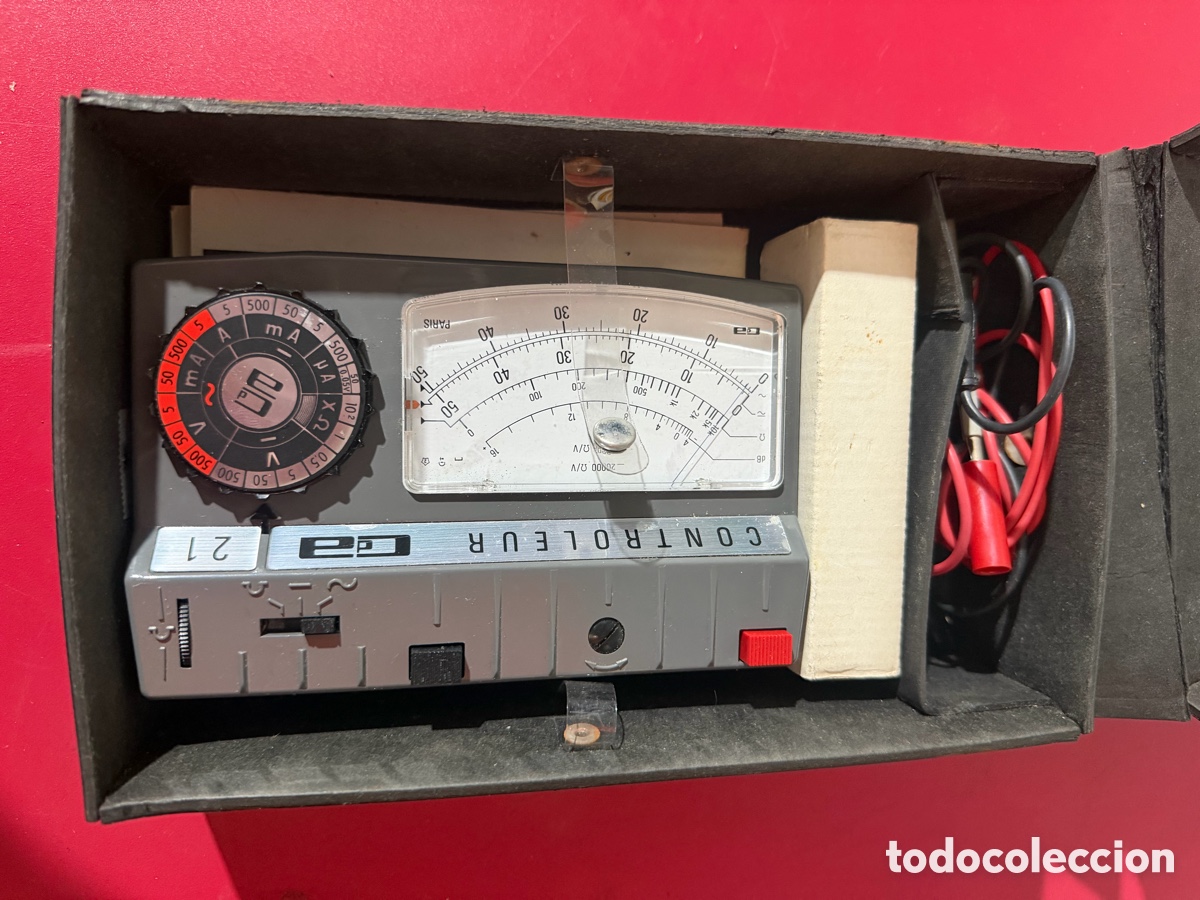 Antig&uuml;edades: Mult&iacute;metro anal&oacute;gico CdA 21 vintage franc&eacute;s - Foto 5