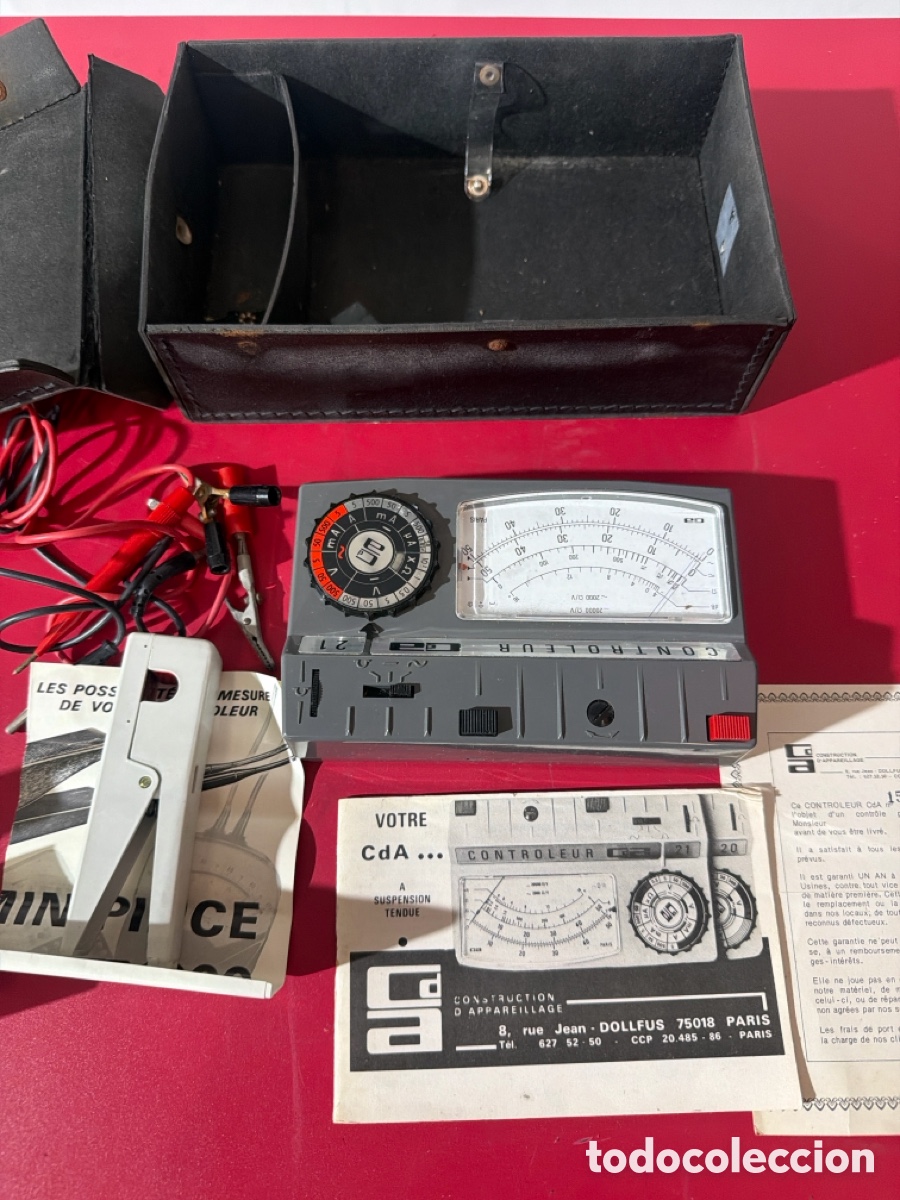 Antig&uuml;edades: Mult&iacute;metro anal&oacute;gico CdA 21 vintage franc&eacute;s - Foto 1