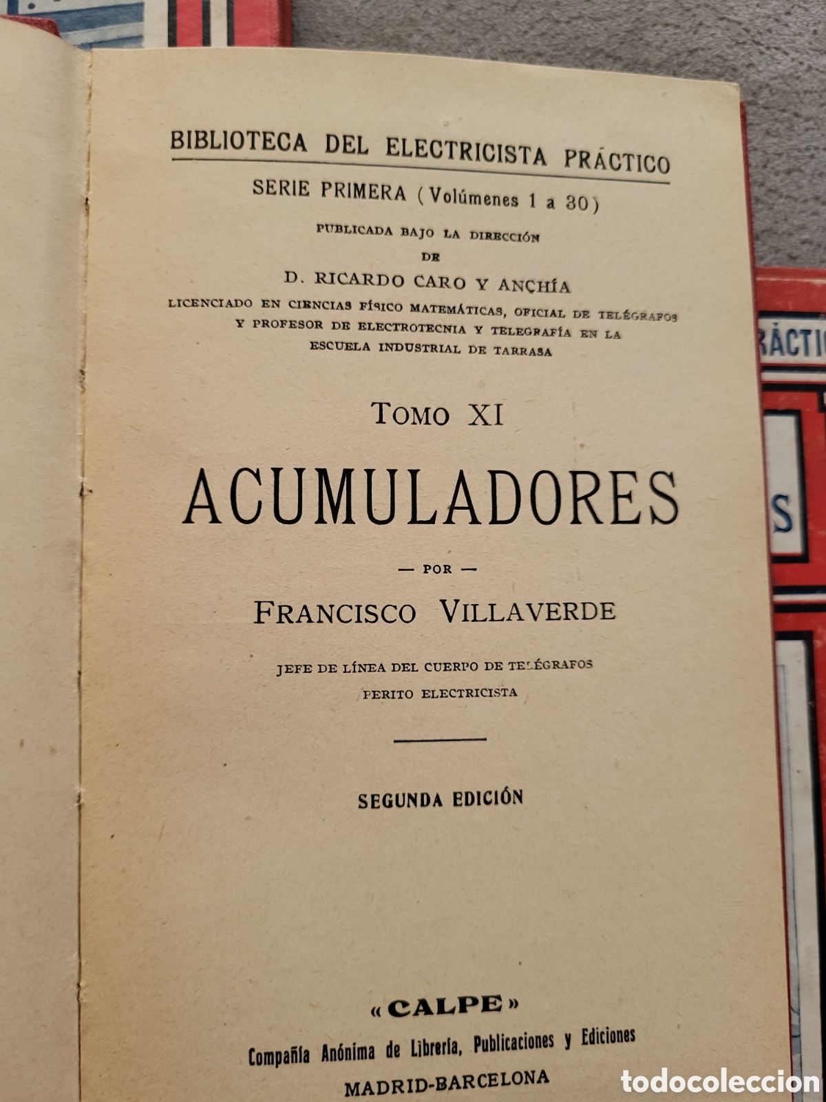 Antig&uuml;edades: Biblioteca del electricista pr&aacute;ctico, 9 libros. - Foto 2