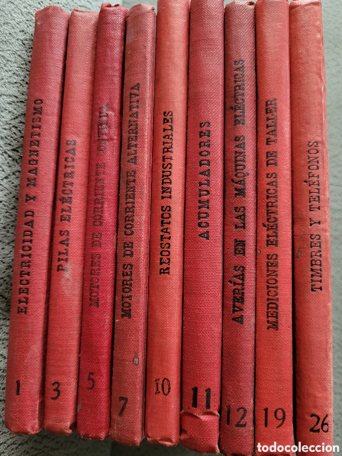 Antig&uuml;edades: Biblioteca del electricista pr&aacute;ctico, 9 libros. - Foto 4