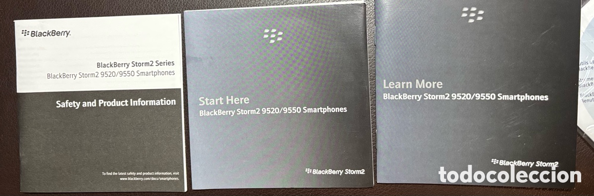 Tel&eacute;fonos: CD y folleto informativo BlackBerry - Foto 2