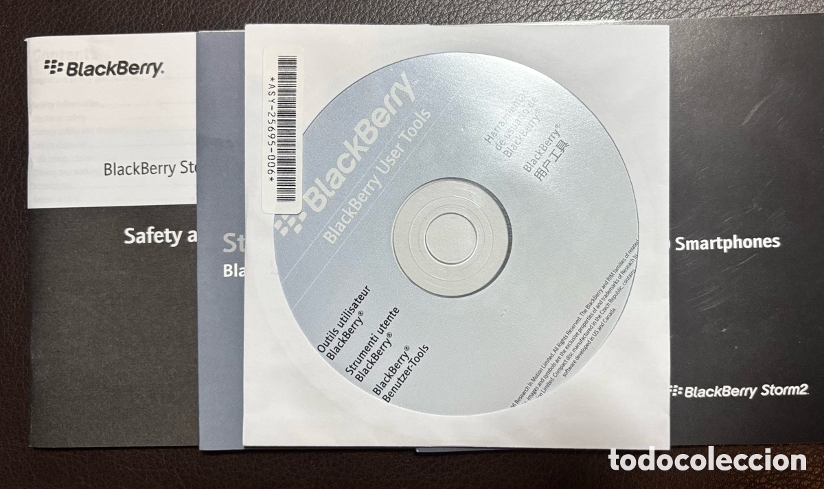 Tel&eacute;fonos: CD y folleto informativo BlackBerry - Foto 1