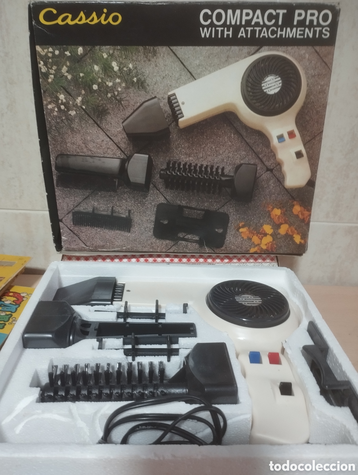 Antiguidades: ANTIGUO SECADOR DE PELO CASSIO NUEVO EN CAJA