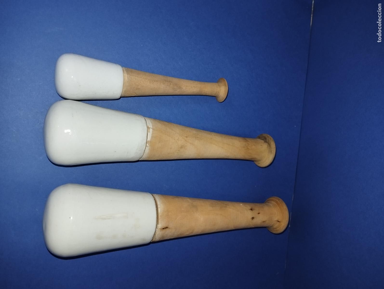 Antig&uuml;edades: LOTE DE MAZAS O MANOS DE MORTERO ANTIGUAS