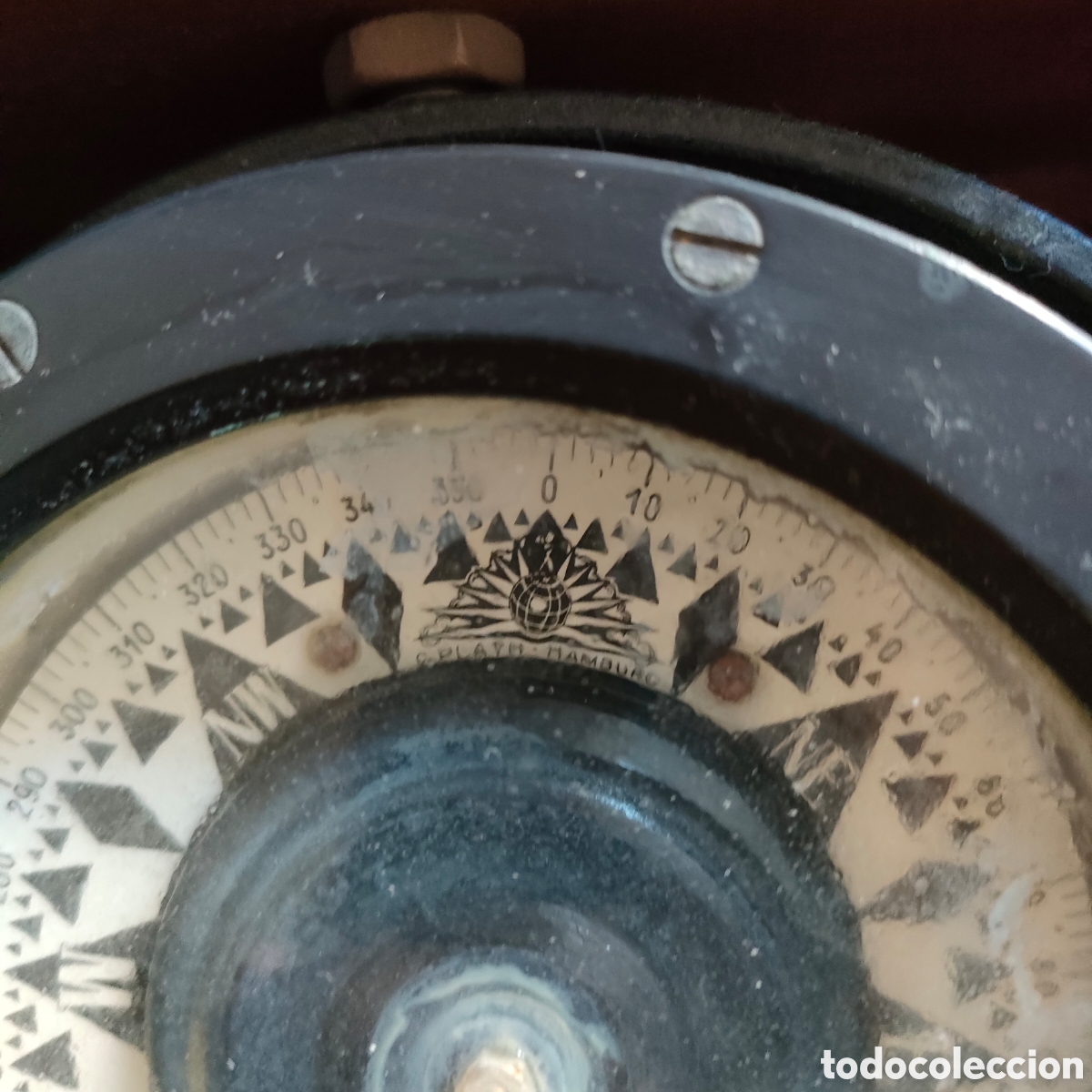 Antig&uuml;edades: Br&uacute;jula de Bit&aacute;cora Plath Geomar, - Foto 5