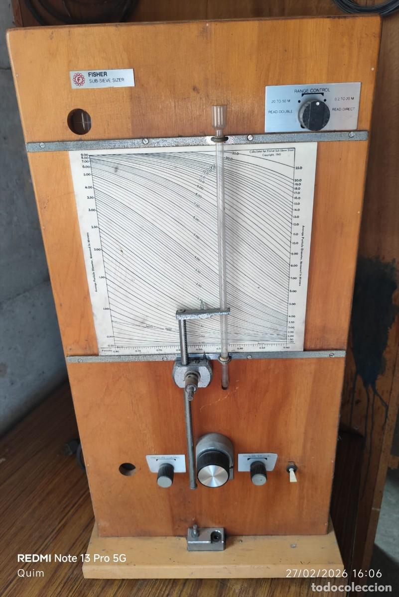 Antig&uuml;edades: Instrumento de laboratorio FISHER SUB-SIEVE SIZER - Foto 1