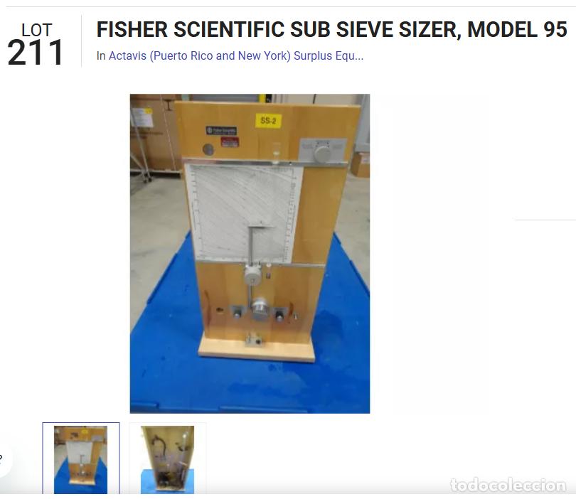 Antig&uuml;edades: Instrumento de laboratorio FISHER SUB-SIEVE SIZER - Foto 7