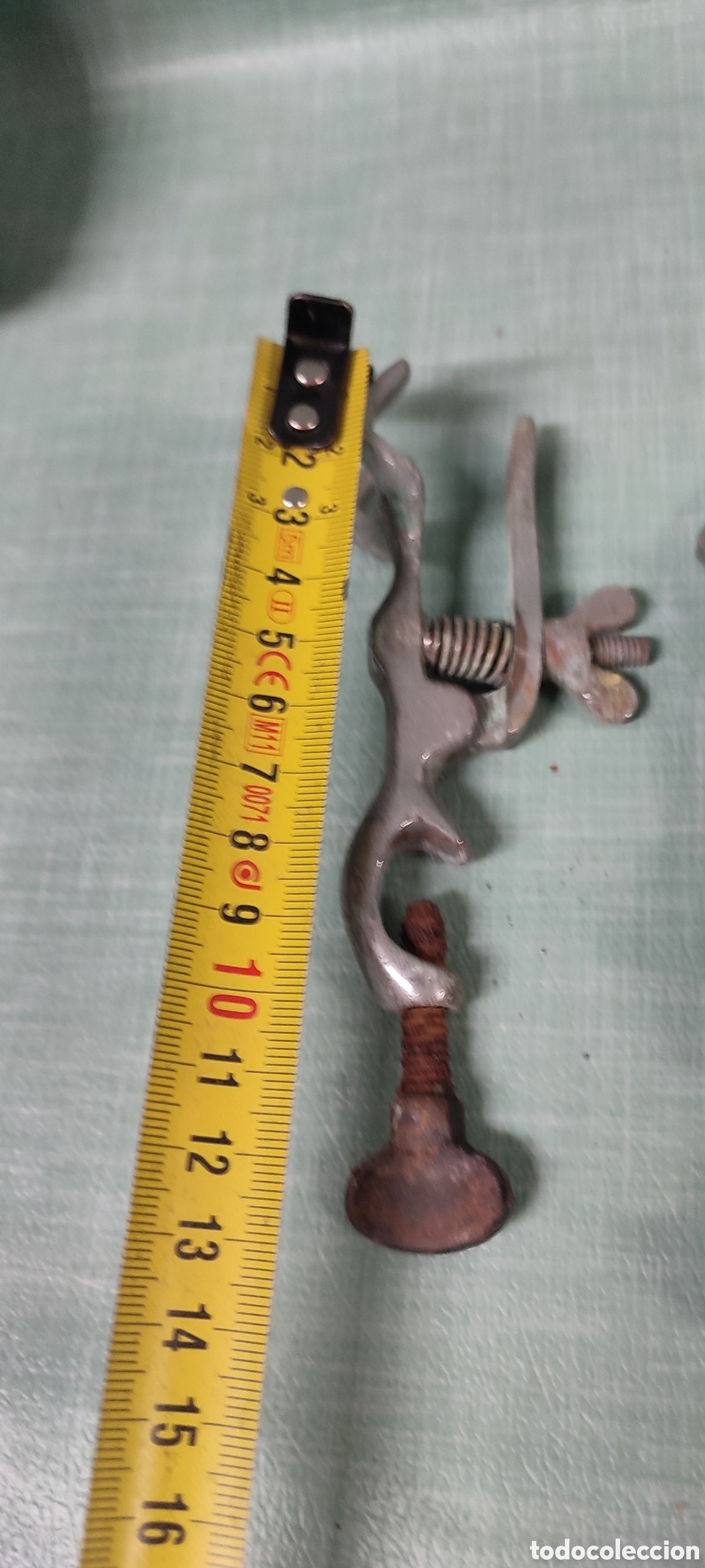 Antig&uuml;edades: Dos pinzas de laboratorio para limpiar y restaurar - Foto 4