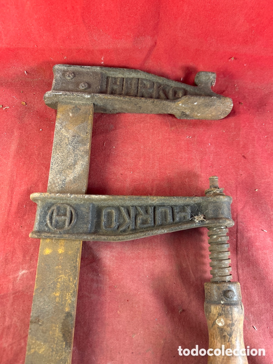 Antig&uuml;edades: ANTIGUO SARGENTO DE CARPINTERO HURKO - Foto 2