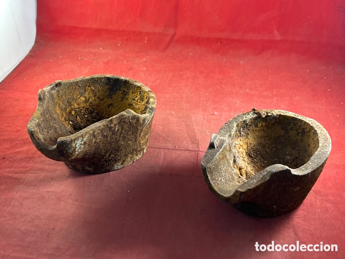Antig&uuml;edades: Crisoles o copelas de fundici&oacute;n antiguas - Foto 1