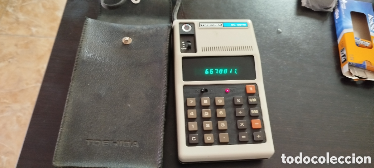 Antig&uuml;edades: Calculadora Toshiba BC-0811B - Foto 2