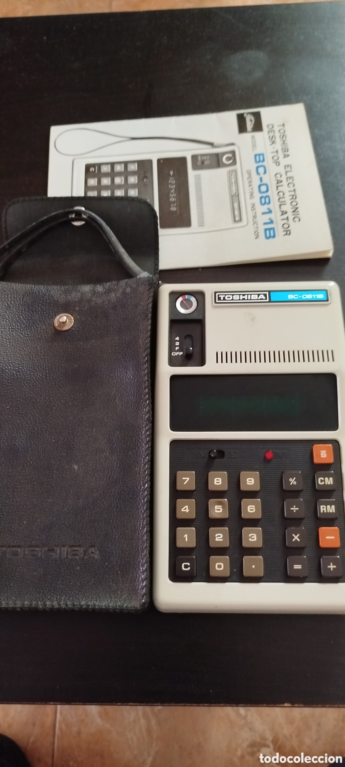 Antig&uuml;edades: Calculadora Toshiba BC-0811B - Foto 3