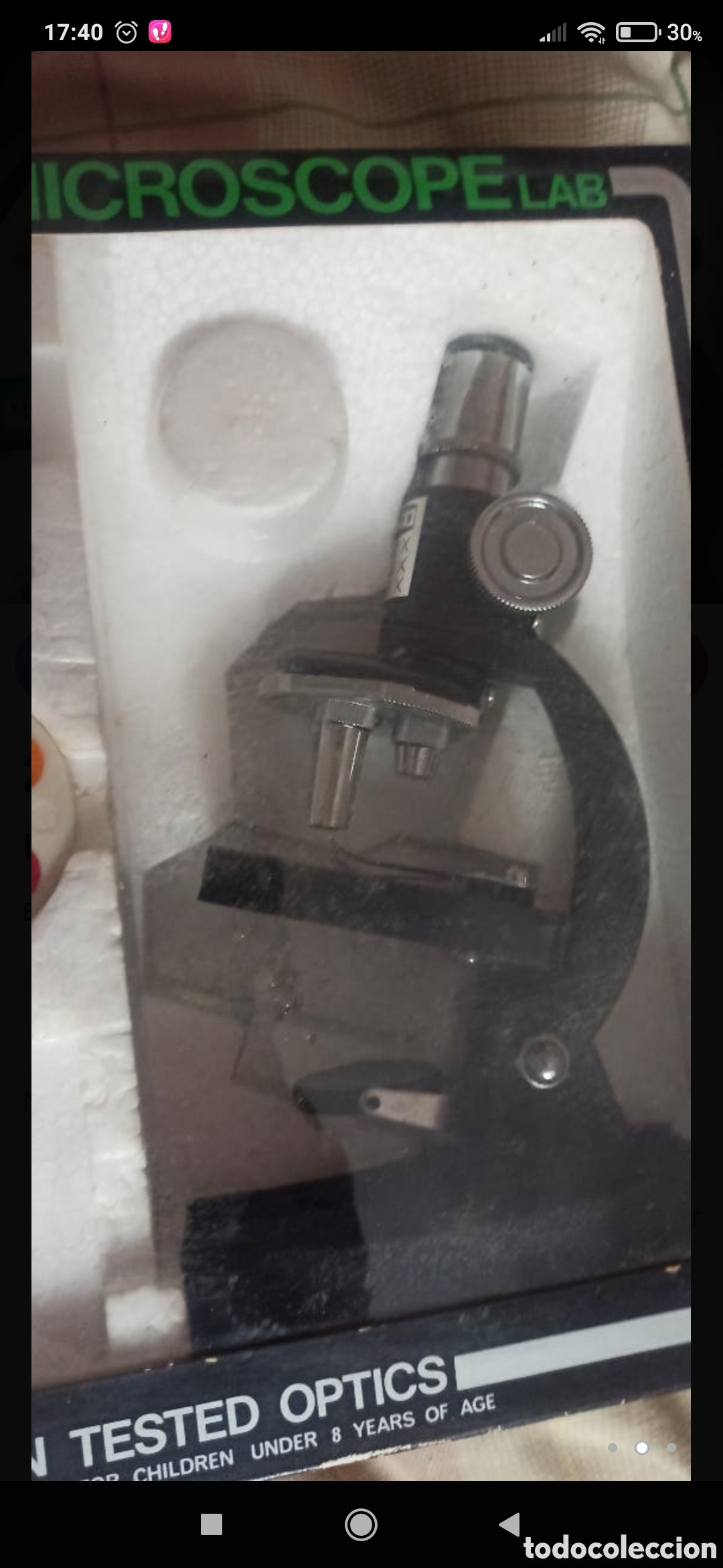 Antig&uuml;edades: Microscopio de juguete - Foto 1