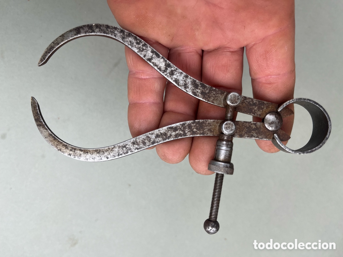 Antig&uuml;edades: ANTIGUO COMP&Aacute;S DE HIERRO BUEN ESTADO - Foto 10