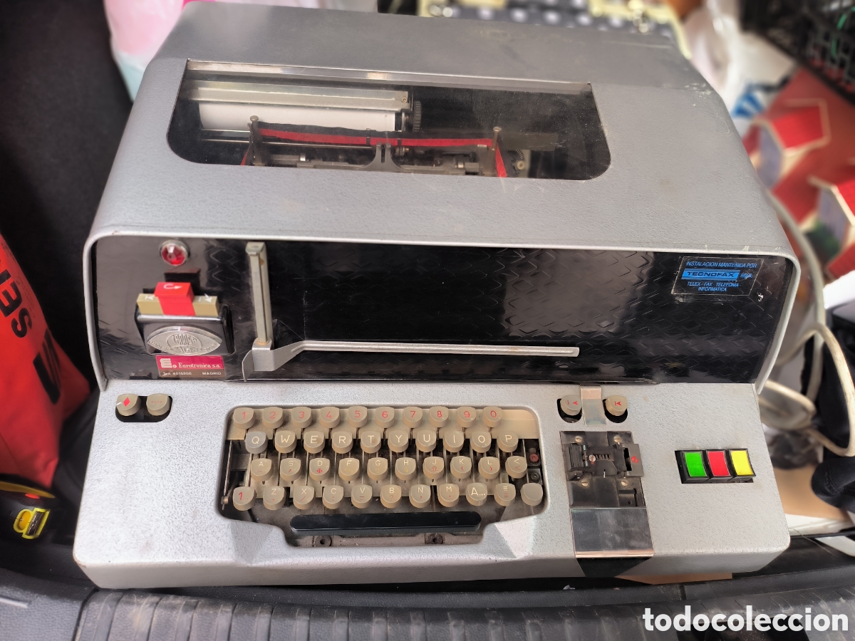 Antigua maquina de TELEX (telegramas expres) marca SAGEM