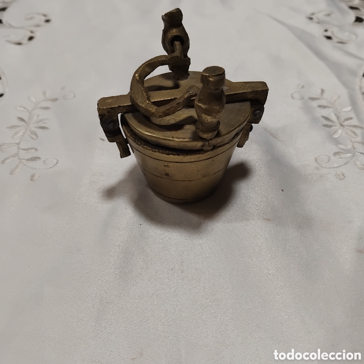 Antiquit&eacute;s: Ponderal de bronce s.XIX, Espa&ntilde;a.