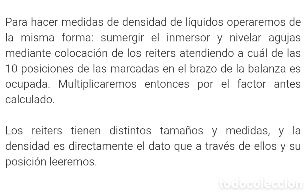 Antig&uuml;edades: Balanza de Mohr Westphal antigua - Foto 21