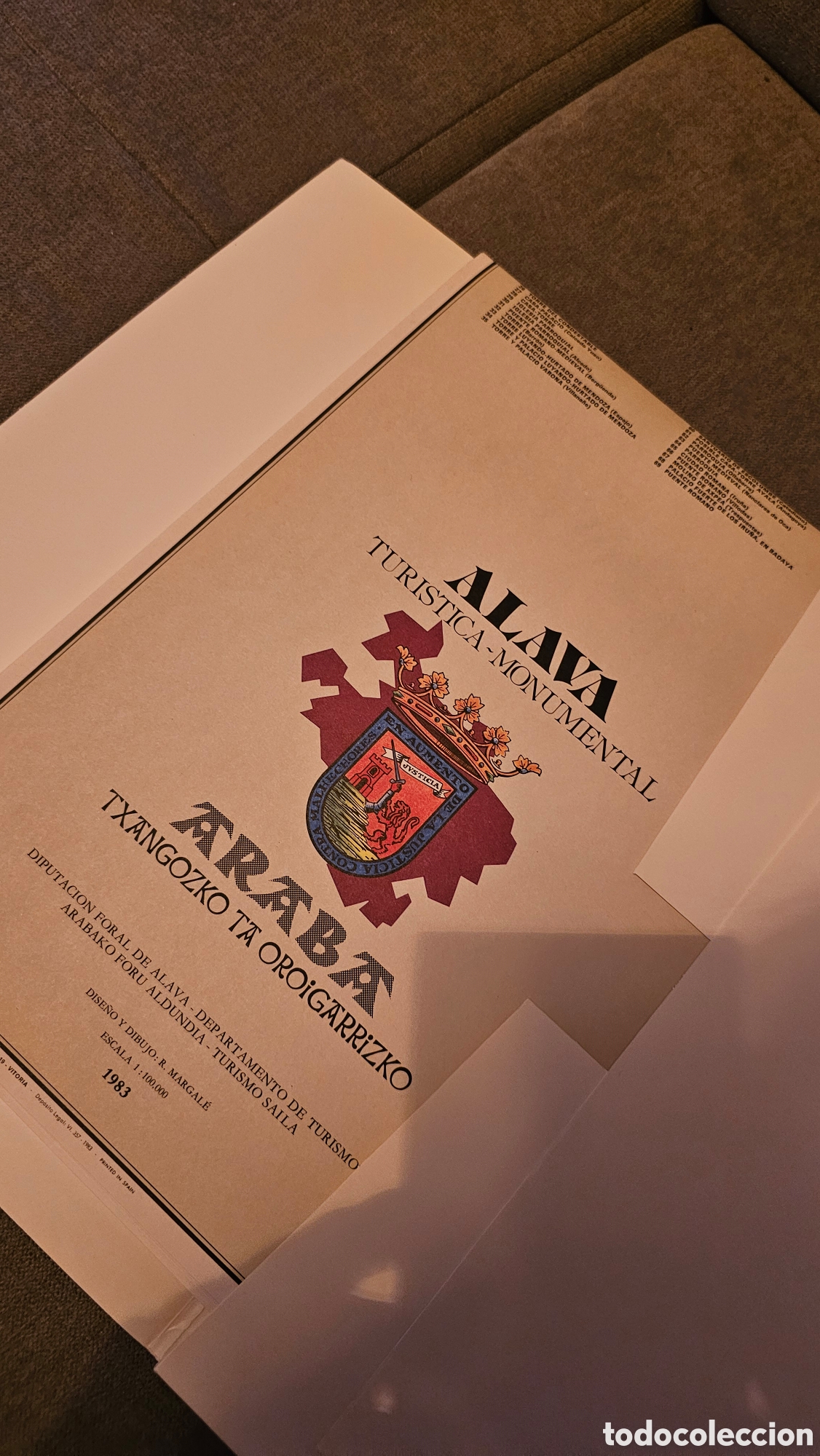 Antig&uuml;edades: Mapa Nuevo Alava 1983 - Foto 9