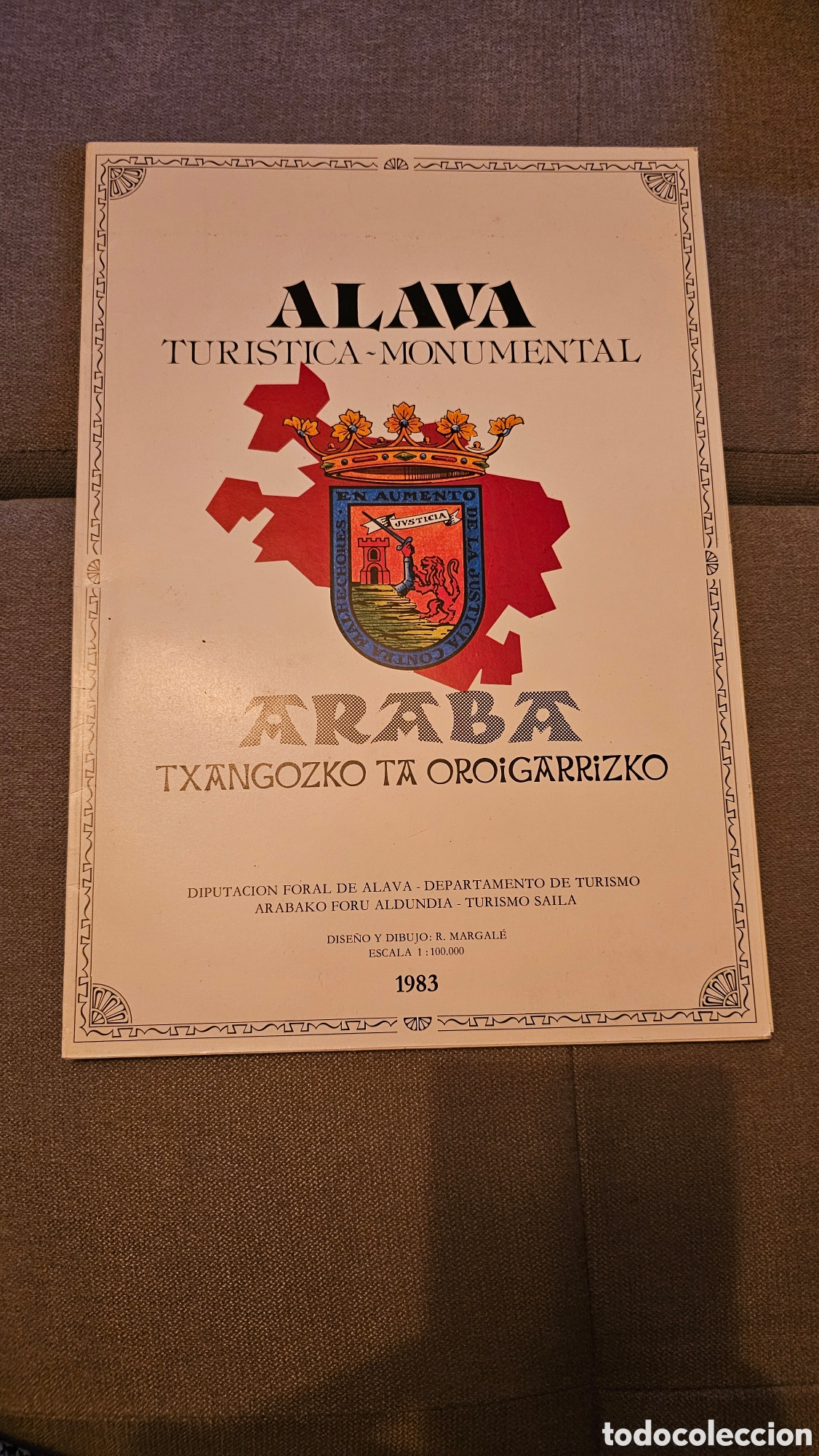 Antig&uuml;edades: Mapa Nuevo Alava 1983 - Foto 1