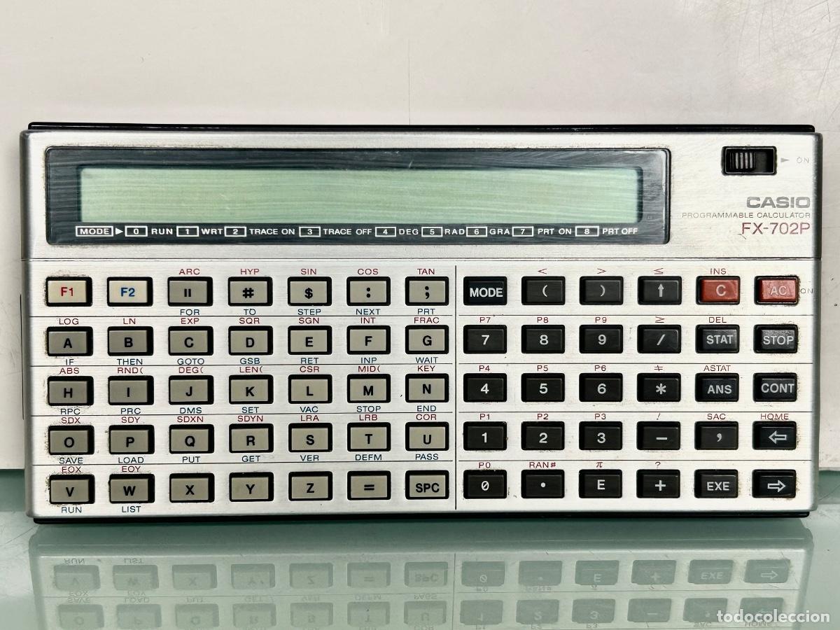 Antig&uuml;edades: CASIO FX-702P-CALCULADORA PROGRAMABLE BASIC-JAPAN 1981-FUNCIONANDO-FX702P 702 - Foto 3