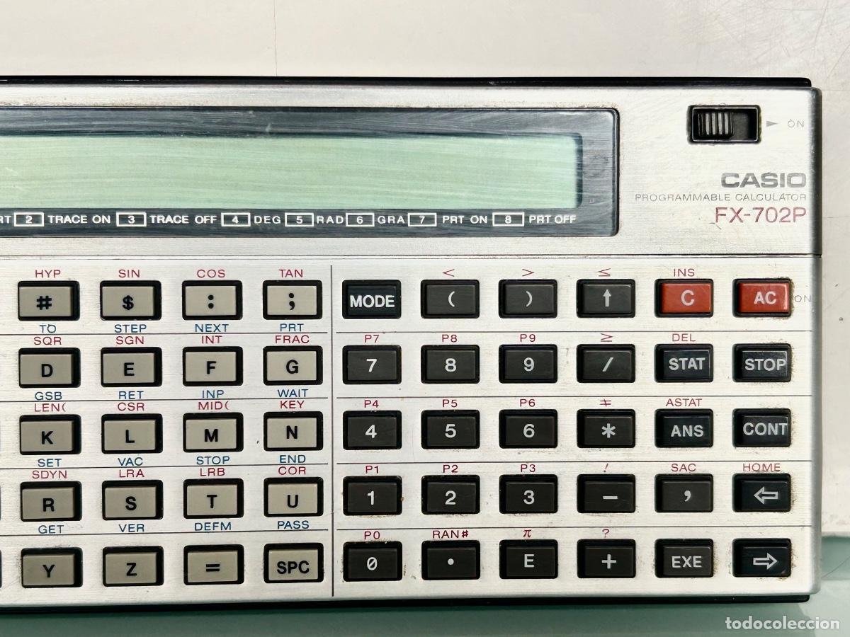Antig&uuml;edades: CASIO FX-702P-CALCULADORA PROGRAMABLE BASIC-JAPAN 1981-FUNCIONANDO-FX702P 702 - Foto 5