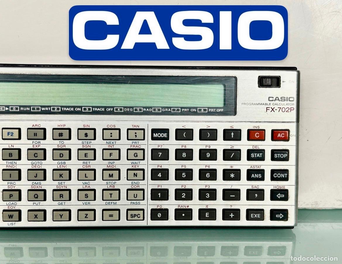 Antig&uuml;edades: CASIO FX-702P-CALCULADORA PROGRAMABLE BASIC-JAPAN 1981-FUNCIONANDO-FX702P 702 - Foto 1