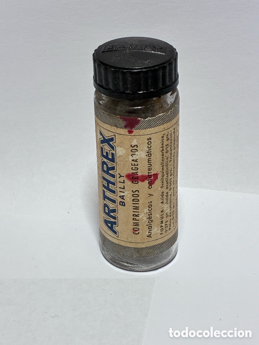 Antig&uuml;edades: Frasco antiguo ARTHREX comprimidos 1952 /xy20 - Foto 1