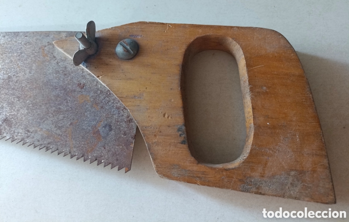 Antig&uuml;edades: Sierra con mango intercambiable - Foto 6