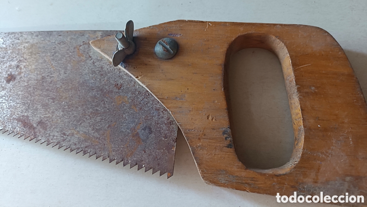 Antig&uuml;edades: Sierra con mango intercambiable - Foto 7
