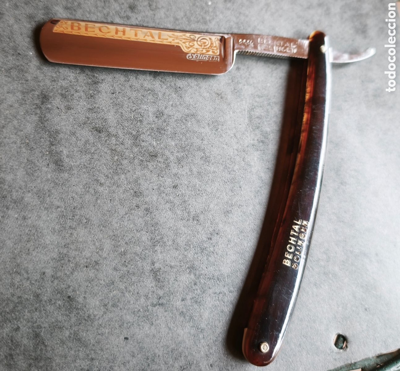 Antig&uuml;edades: Navaja de barbero bechtal - Foto 1