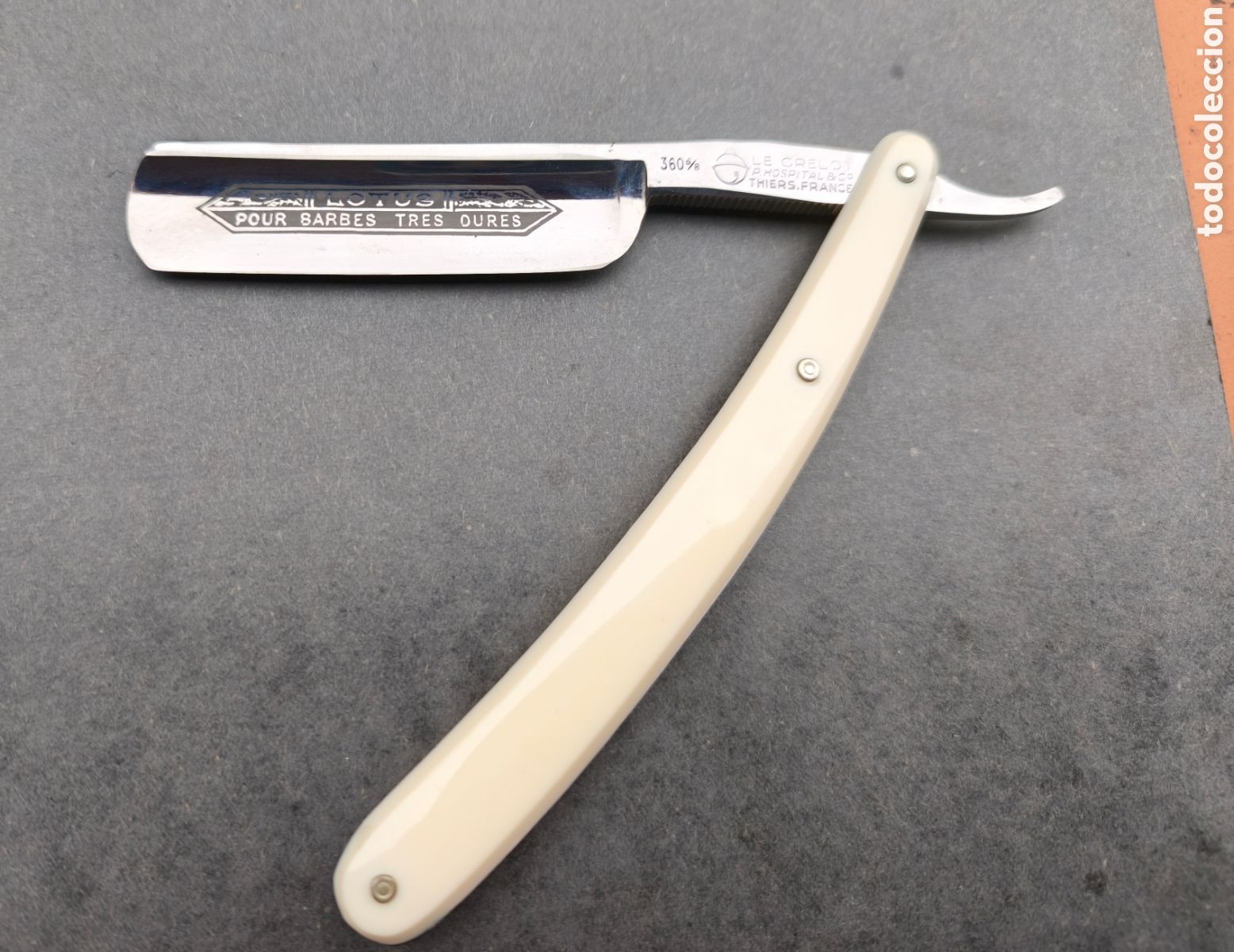 Antiguidades: Navaja de barbero Lotus le grelot