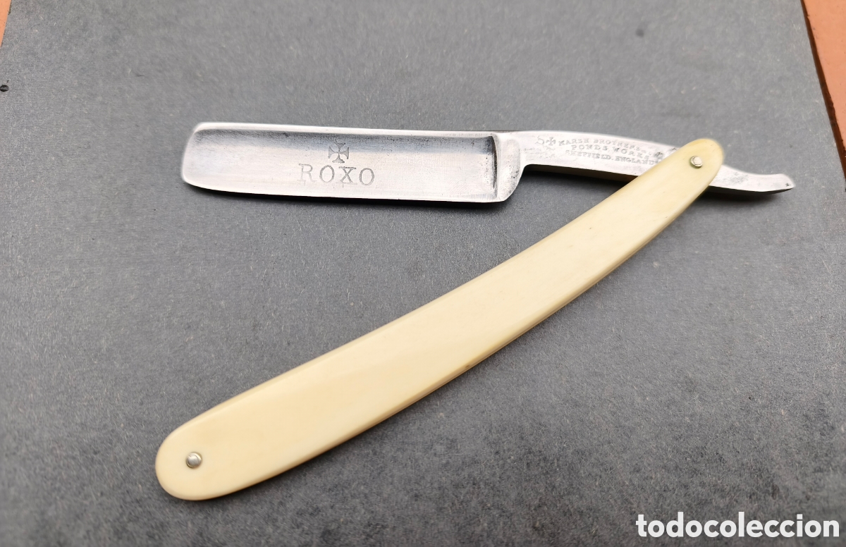 Antig&uuml;edades: Navaja de barbero roxo - Foto 1