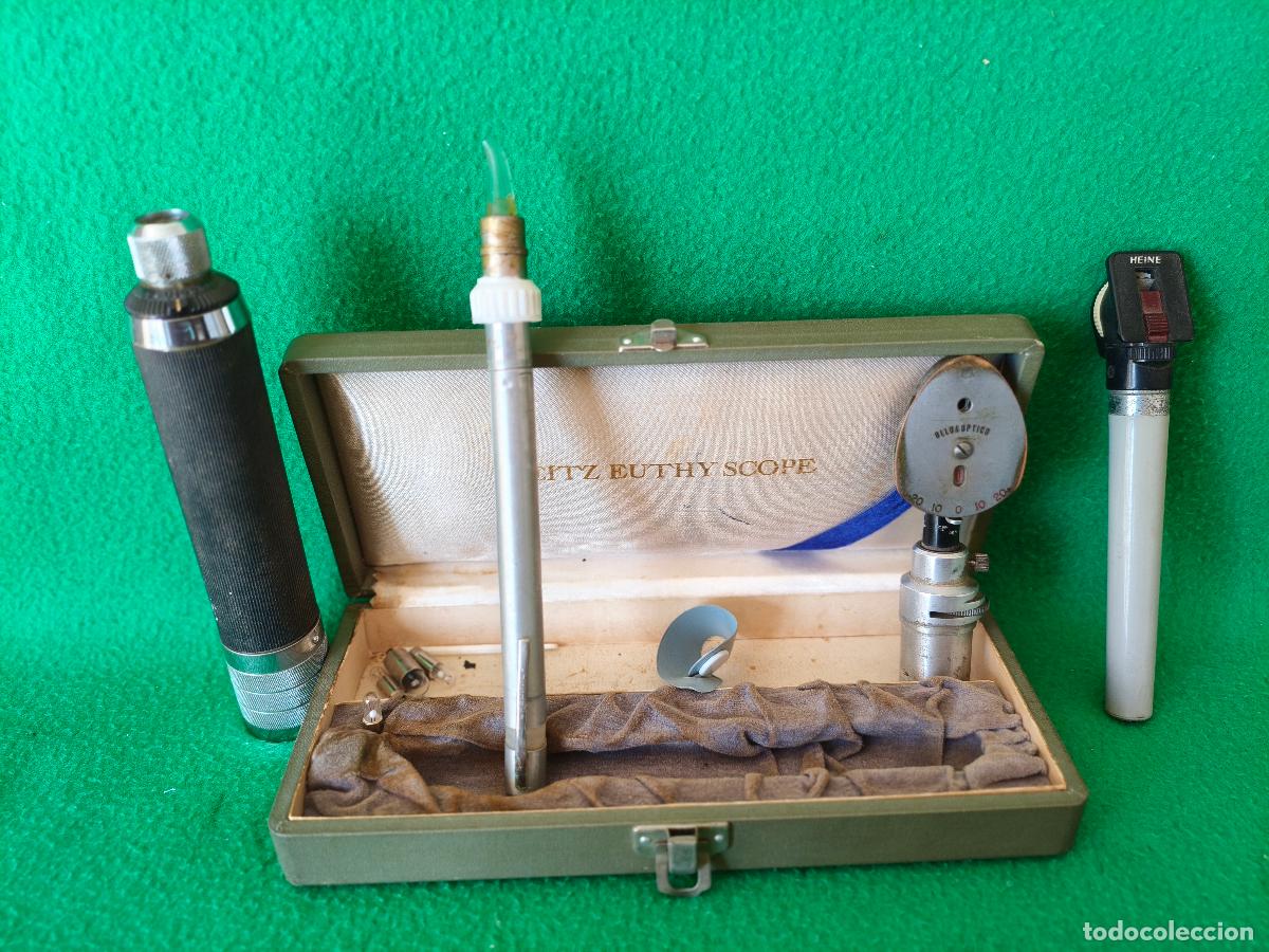 Antig&uuml;edades: ANTIGUO OFTALMOSCOPIO CON ACCESORIOS. OFTALMOLOGIA. - Foto 2