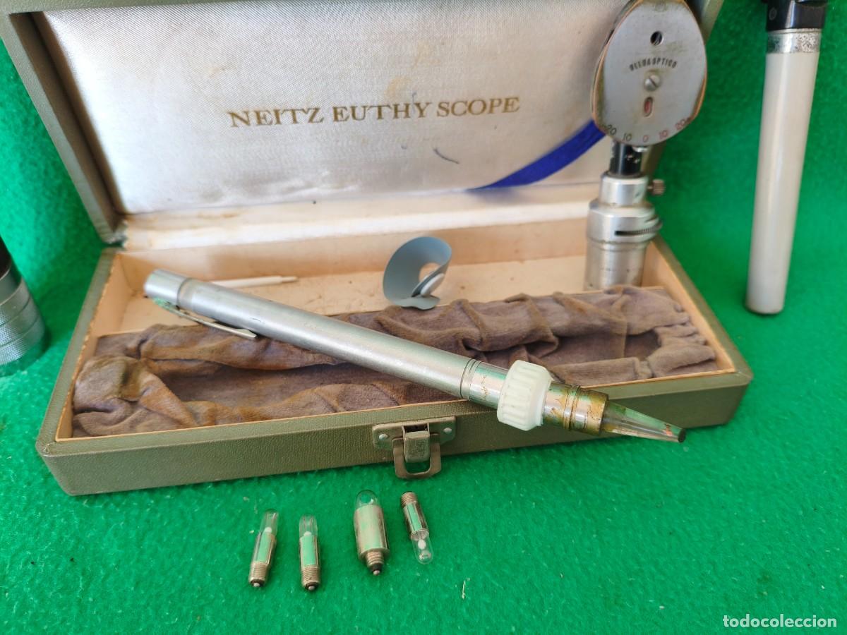 Antig&uuml;edades: ANTIGUO OFTALMOSCOPIO CON ACCESORIOS. OFTALMOLOGIA. - Foto 7