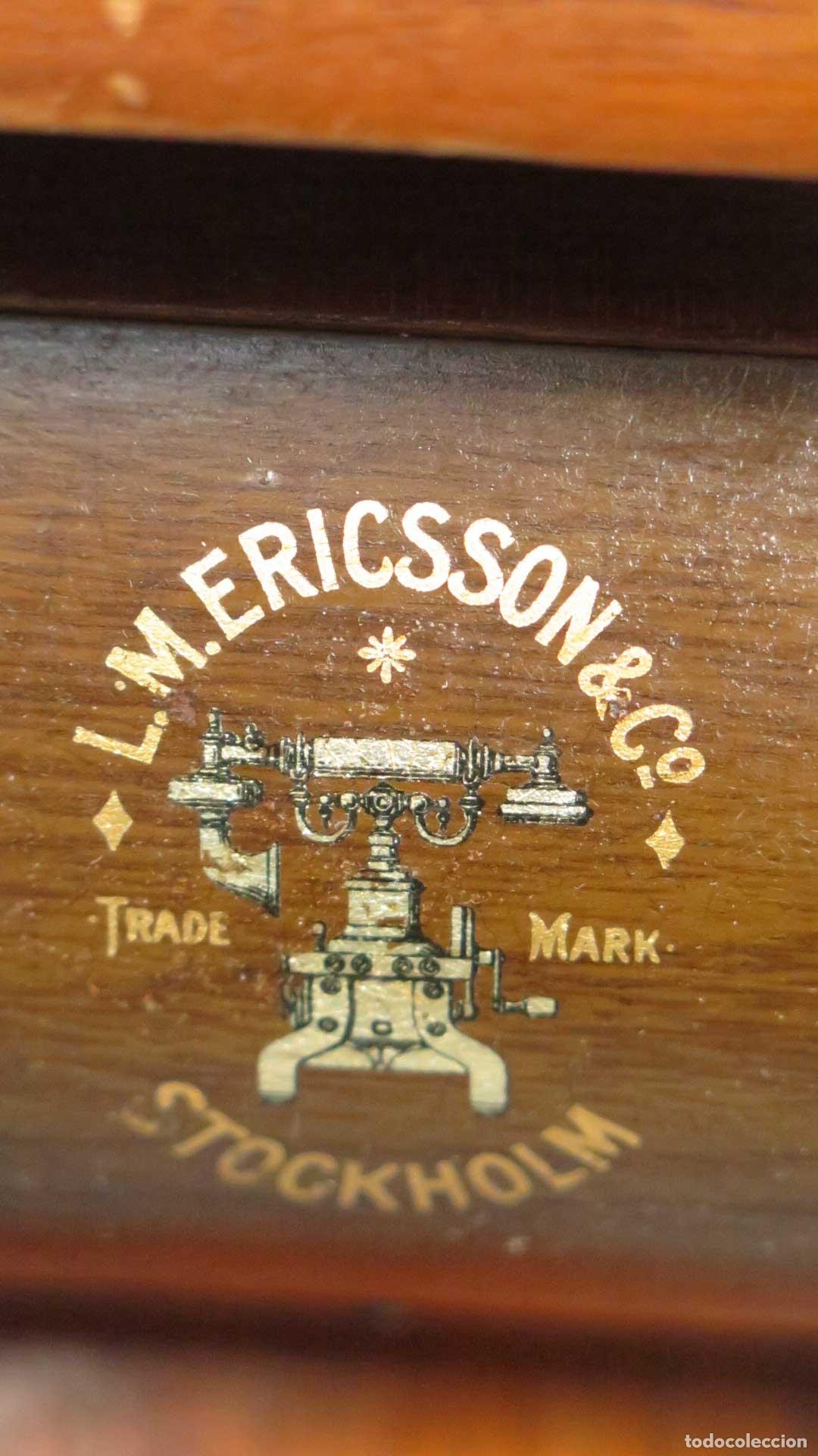 Tel&eacute;fonos: TELEFONO. ERICSSON MODELO 305. 29 OCT 1895 PATENT - Foto 3