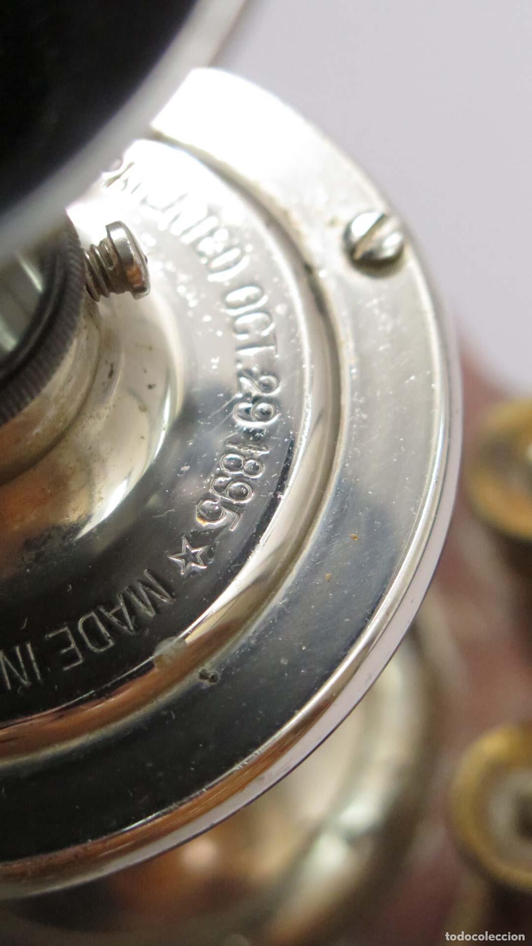 Tel&eacute;fonos: TELEFONO. ERICSSON MODELO 305. 29 OCT 1895 PATENT - Foto 9