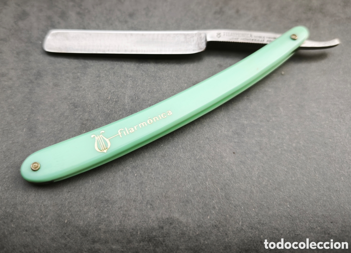 Antig&uuml;edades: Navaja de barbero Filarm&oacute;nica - Foto 1