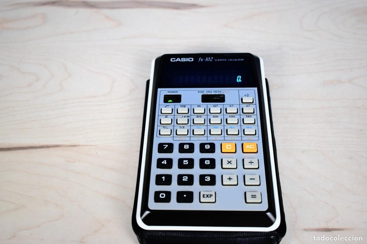 Antig&uuml;edades: Calculadora cientifica Casio FX-102 a&ntilde;os 70 - Foto 1