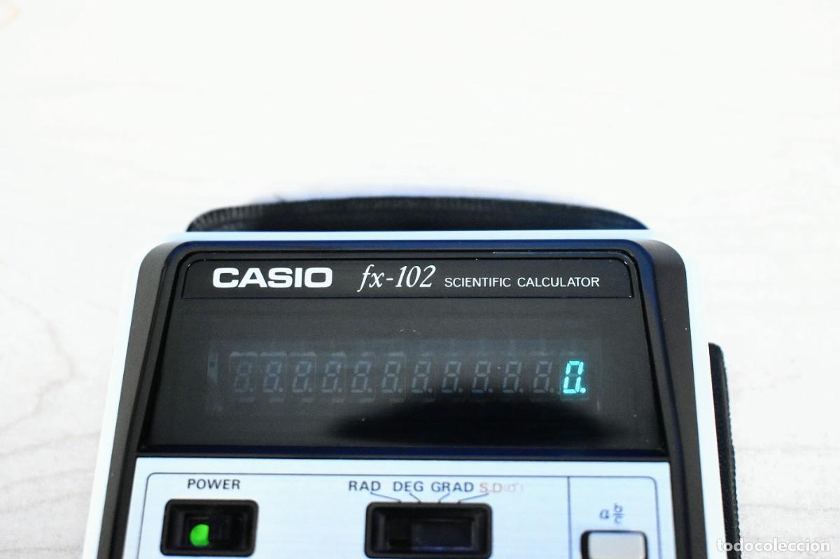 Antig&uuml;edades: Calculadora cientifica Casio FX-102 a&ntilde;os 70 - Foto 2