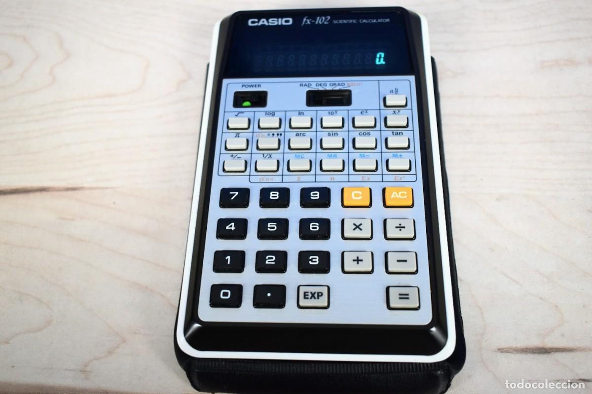 Antig&uuml;edades: Calculadora cientifica Casio FX-102 a&ntilde;os 70 - Foto 3