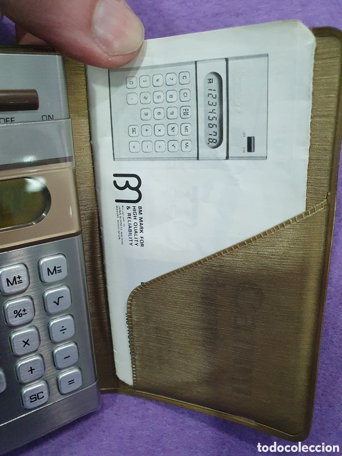 Antig&uuml;edades: Calculadora Canon Palmtronic. (L128) - Foto 2